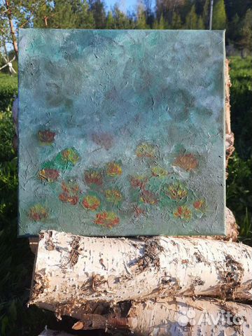 Картина акрилом на холсте