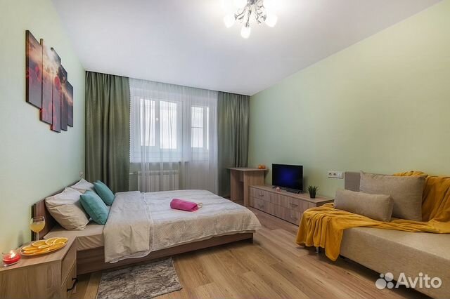 

1-к. квартира, 41 м², 2 кровати