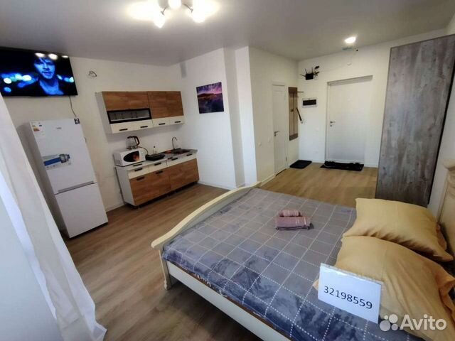 

Квартира-студия, 31 м², 2 кровати
