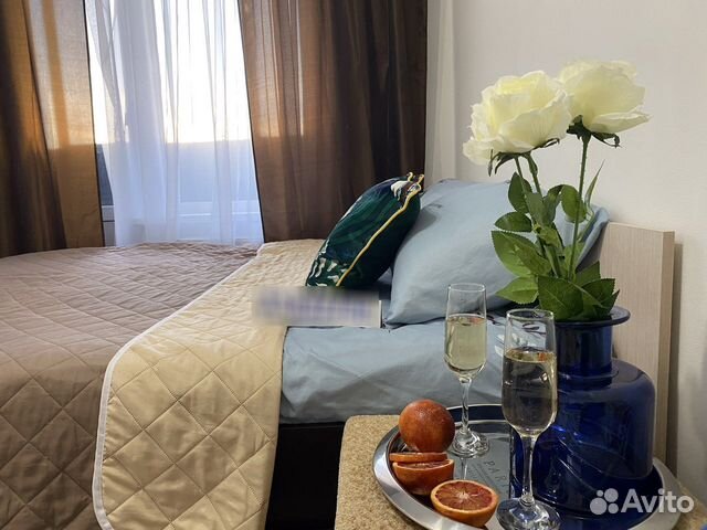 

1-к. квартира в апарт-отеле, 42 м², 3 кровати