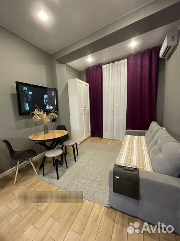 

Квартира-студия, 25 м², 2 кровати