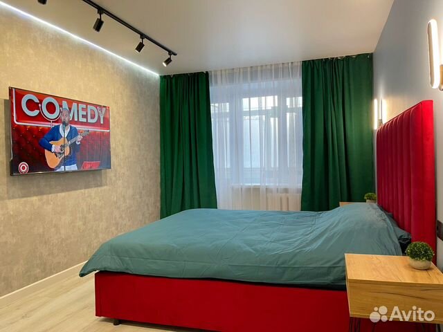 

1-к. квартира, 41 м², 2 кровати