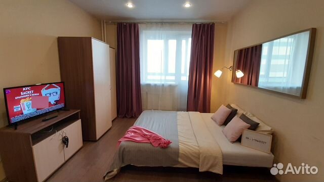 

Квартира-студия, 30 м², 2 кровати
