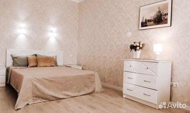 

1-к. квартира, 42 м², 2 кровати