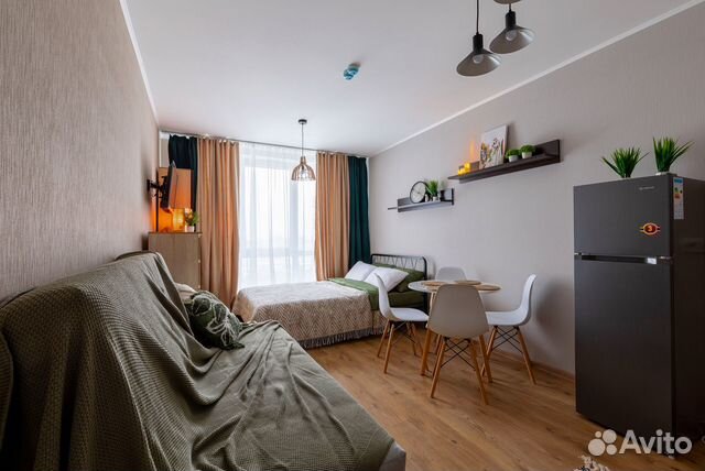 

Квартира-студия, 23 м², 2 кровати