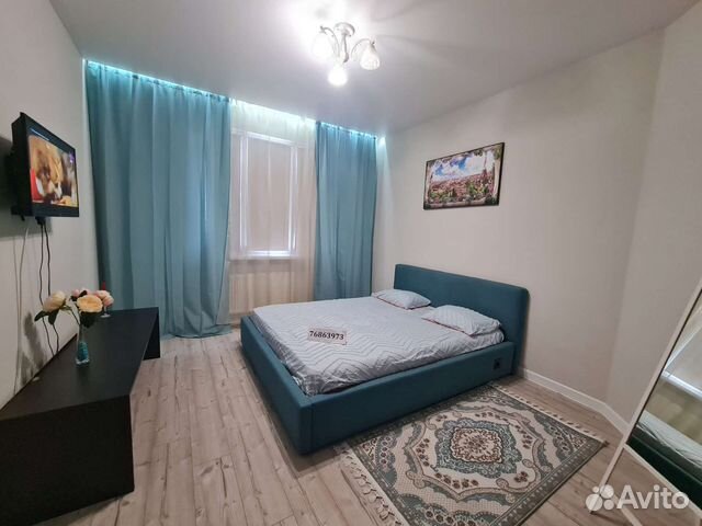 

1-к. квартира, 36 м², 2 кровати