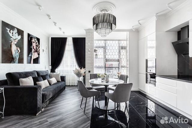 

1-к. квартира, 62 м², 2 кровати