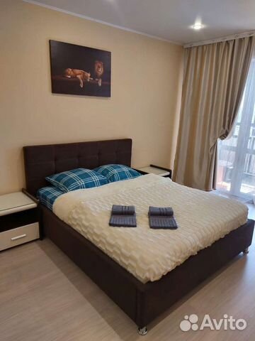 

1-к. квартира, 34 м², 2 кровати