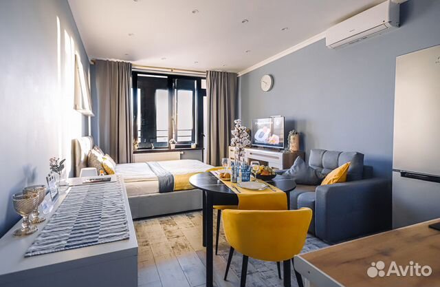 

Квартира-студия, 40 м², 2 кровати