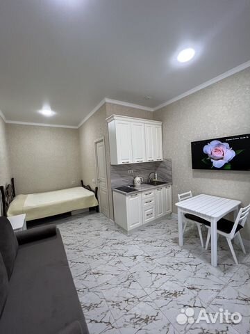 

Квартира-студия, 30 м², 2 кровати