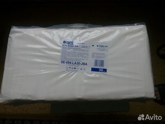 Памперсы для взрослых импортные seni L 30 штук Памперсы для взрослых импортные seni L 30 штук