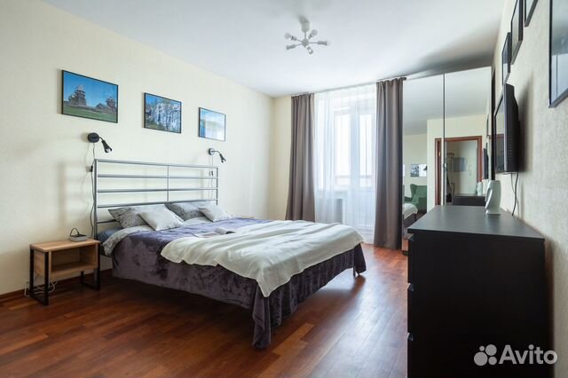 

1-к. квартира, 43 м², 2 кровати