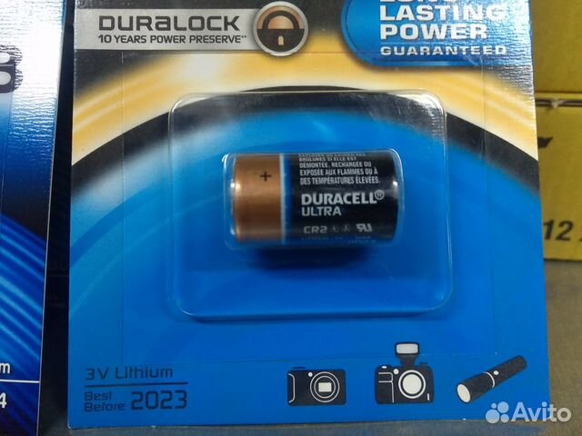 Литиевая батарейка Duracell Ultra CR2 Lithium 3V Литиевая батарейка Duracell Ultra CR2 Lithium 3V