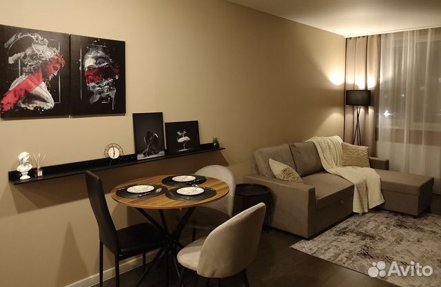 

1-к. квартира, 52 м², 2 кровати