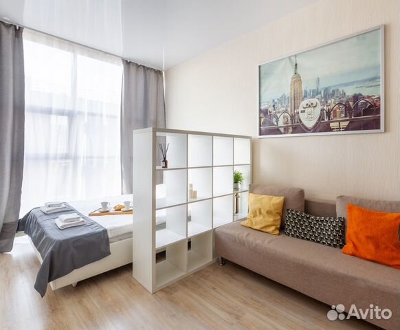 

Квартира-студия в апарт-отеле, 27 м², 2 кровати