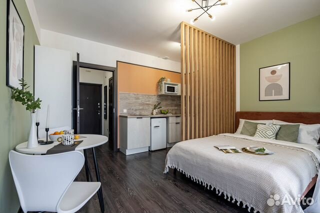 

Квартира-студия, 26 м², 2 кровати