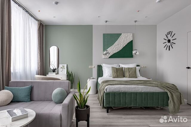 

Квартира-студия, 31 м², 2 кровати