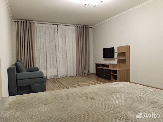 

1-к. квартира, 44 м², 2 кровати