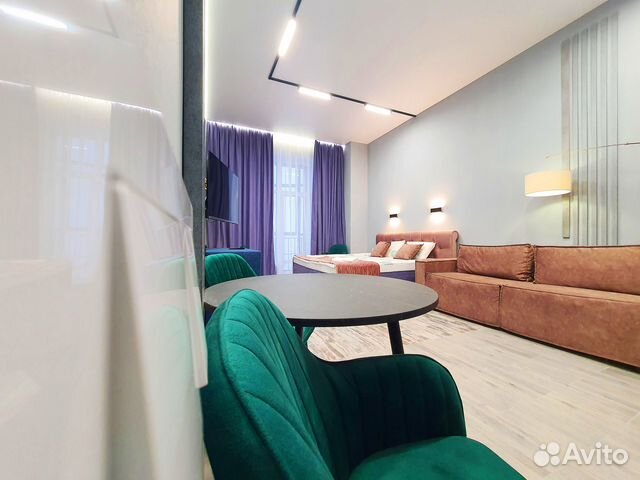 

Квартира-студия, 45 м², 2 кровати