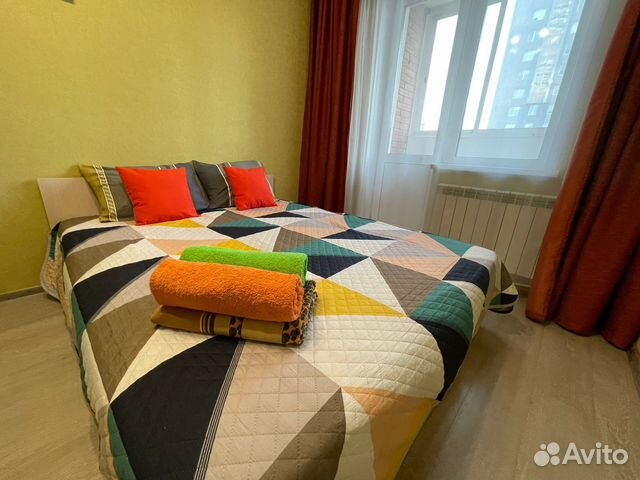 

1-к. квартира, 42 м², 2 кровати