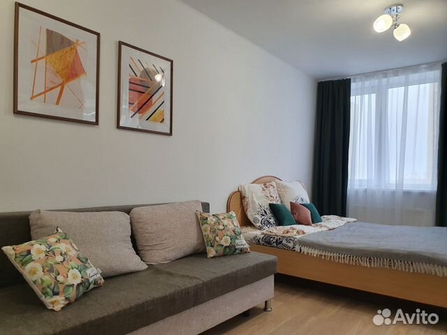 

Квартира-студия, 30 м², 2 кровати