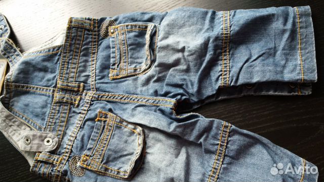 Комбинезон новый джинсовый zara на 3-6 месяцев Комбинезон новый джинсовый zara на 3-6 месяцев