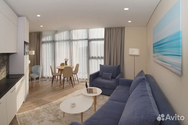 

1-к. квартира, 57 м², 2 кровати