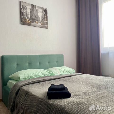 

1-к. квартира, 35 м², 2 кровати