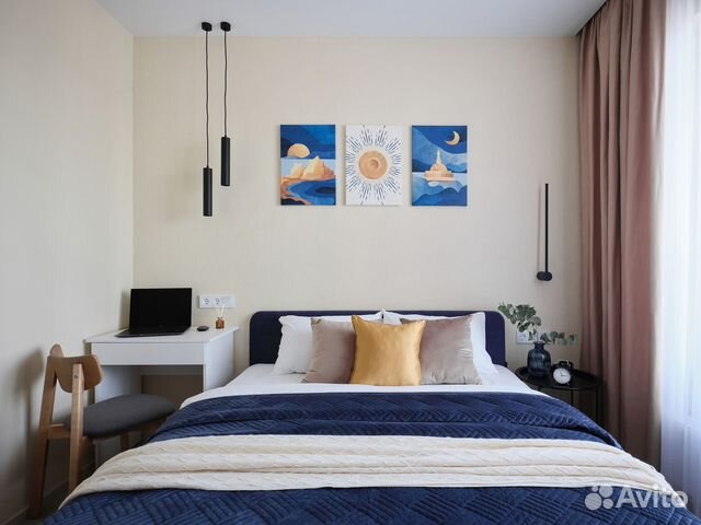

1-к. квартира, 36 м², 2 кровати