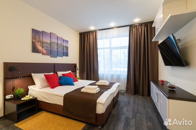 

Квартира-студия, 27 м², 1 кровать
