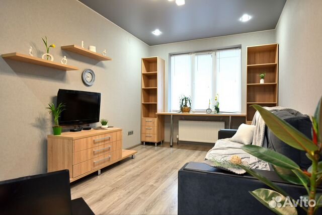 

1-к. квартира, 43 м², 2 кровати