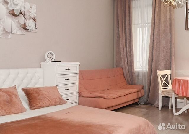 

Квартира-студия, 34 м², 2 кровати