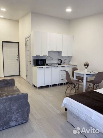 

Квартира-студия, 35 м², 2 кровати