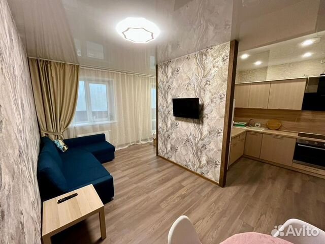 

Квартира-студия, 43 м², 2 кровати