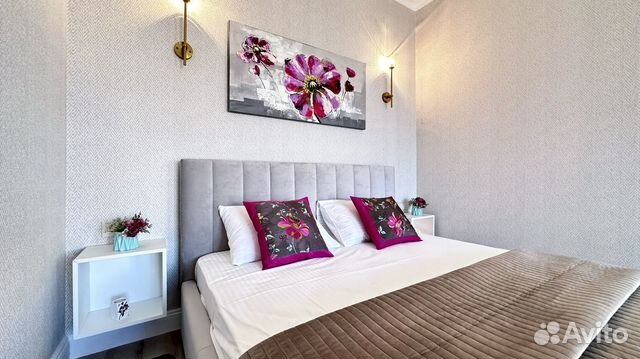 

1-к. квартира, 60 м², 2 кровати