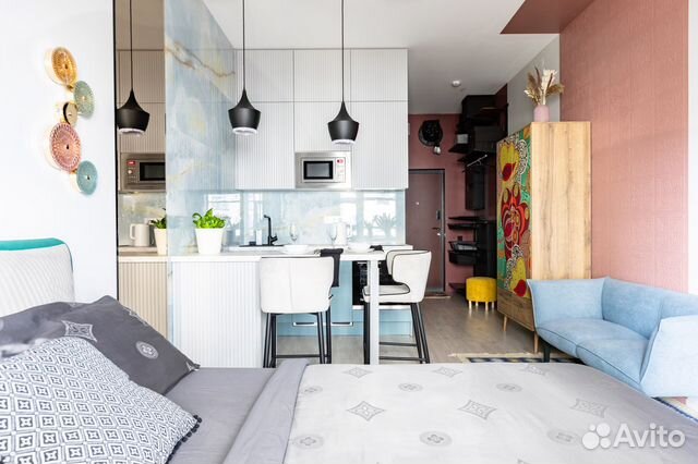 

Квартира-студия, 28 м², 1 кровать