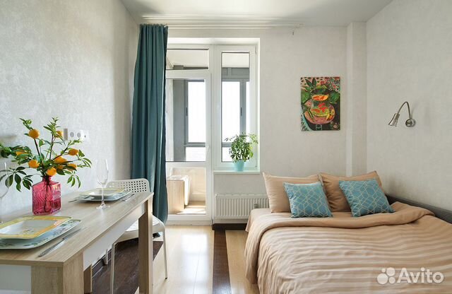 

Квартира-студия, 21 м², 1 кровать