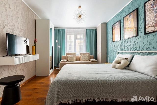 

1-к. квартира, 32 м², 2 кровати
