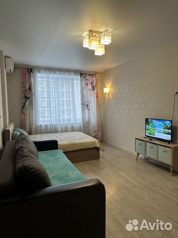 

Квартира-студия, 43 м², 2 кровати