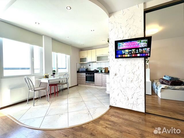 

Квартира-студия, 34 м², 2 кровати