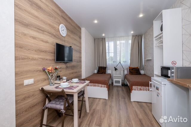

Квартира-студия, 25 м², 2 кровати
