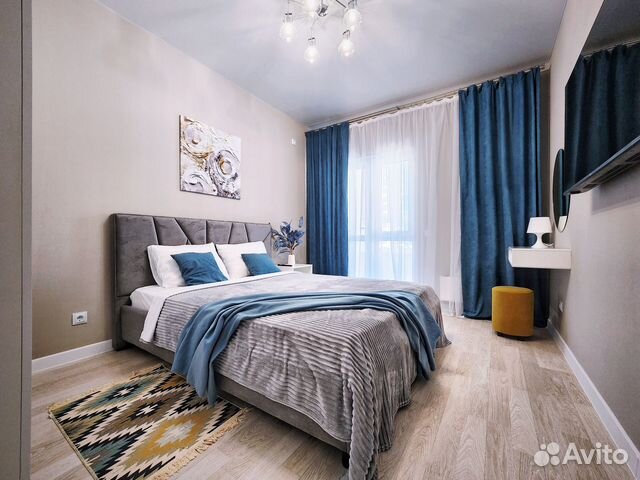 

1-к. квартира, 40 м², 2 кровати