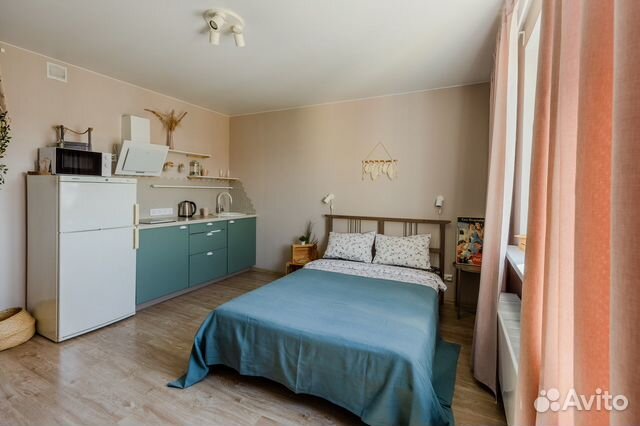 

Квартира-студия, 24 м², 2 кровати