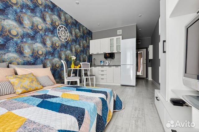 

Квартира-студия, 27 м², 1 кровать