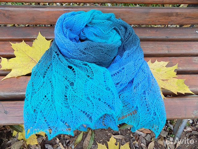Новый палантин шарф снуд ручная работа