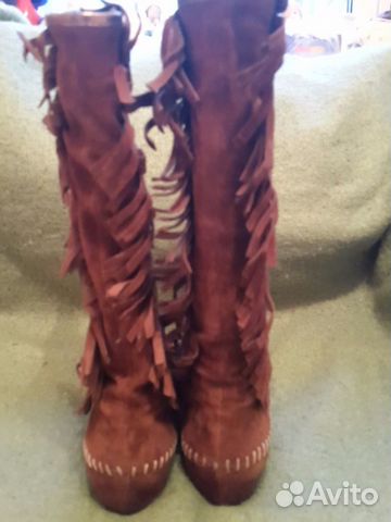 Сапоги весна/осень велюровые женские Сапоги весна/осень велюровые женские