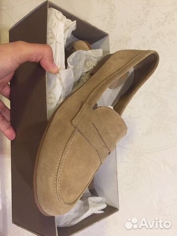 Мокасины Bata новые кожа замша 40