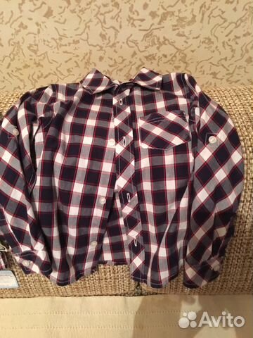 Рубашка mothercare 2шт. Р-р 110