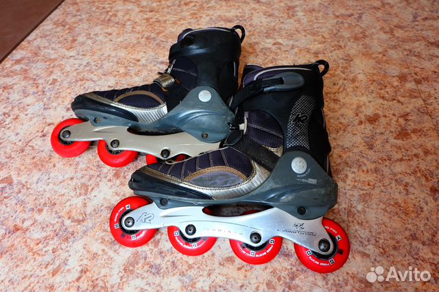 Коньки роликовые К2 р 46 колеса 80 мм Коньки роликовые К2 р 46 колеса 80 мм