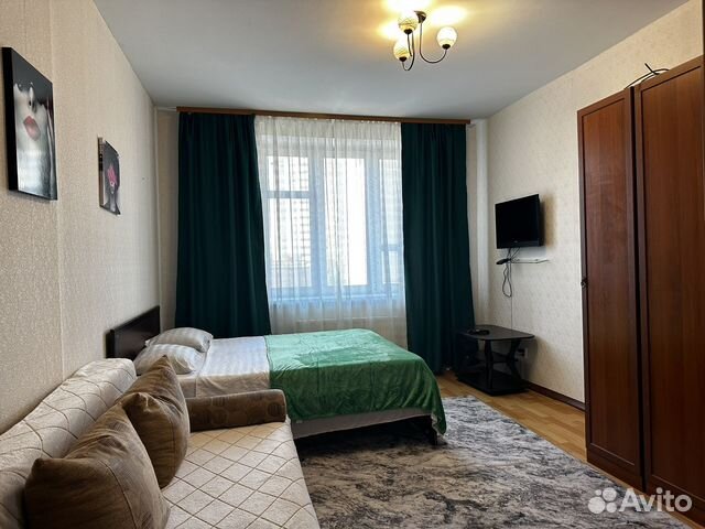 

1-к. квартира, 45 м², 3 кровати